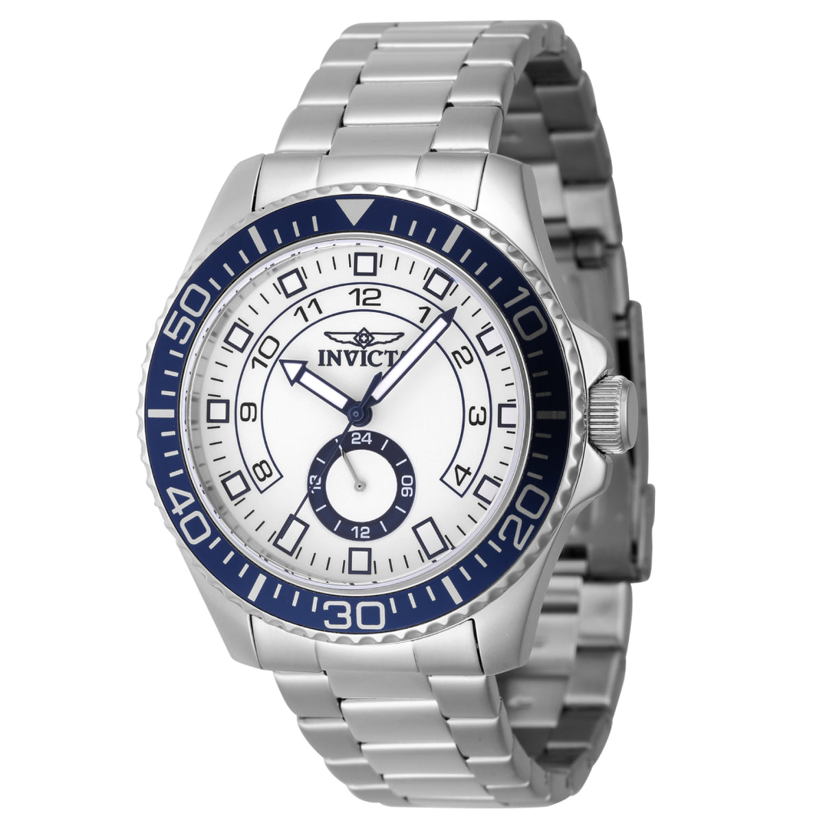 Invicta Pro Diver Command Men’s Quartz Watch – 44mm Stainless Steel (Model 47124)