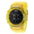 Invicta Racing Burnout Digital Men’s Watch – 52mm Transparent Yellow (Model 49044)