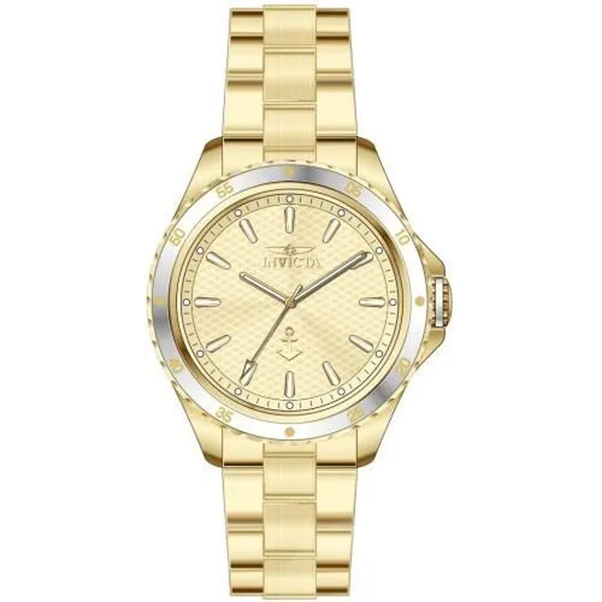 Invicta Unisex Quartz Watch – 38mm Gold (Model 49976)