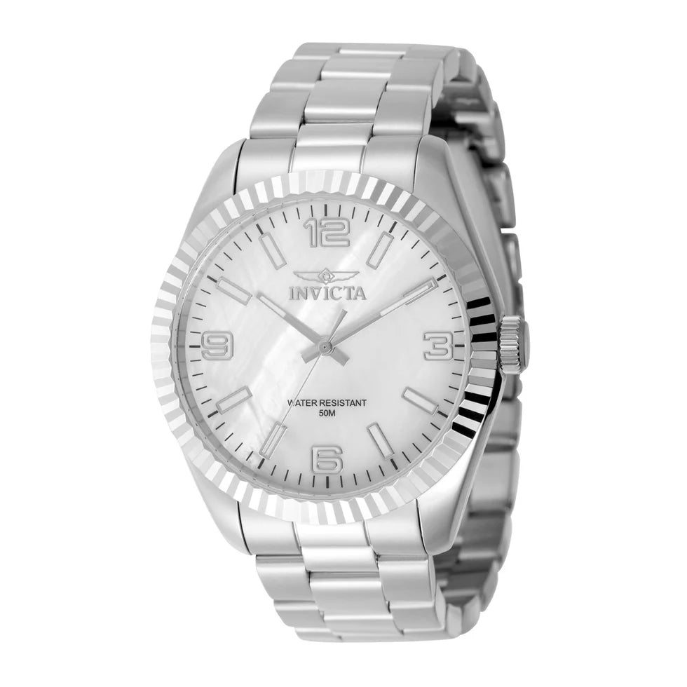 Invicta Specialty Westbridge Men’s Quartz Watch – 43mm Stainless Steel w/ Mother of Pearl Dial (Model 50128)