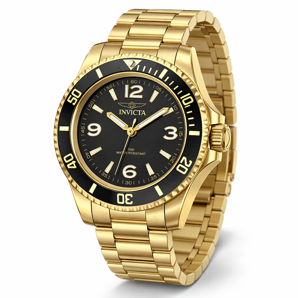 Invicta Specialty Rowan Men’s Quartz Watch – 40mm Gold (Model 69475)