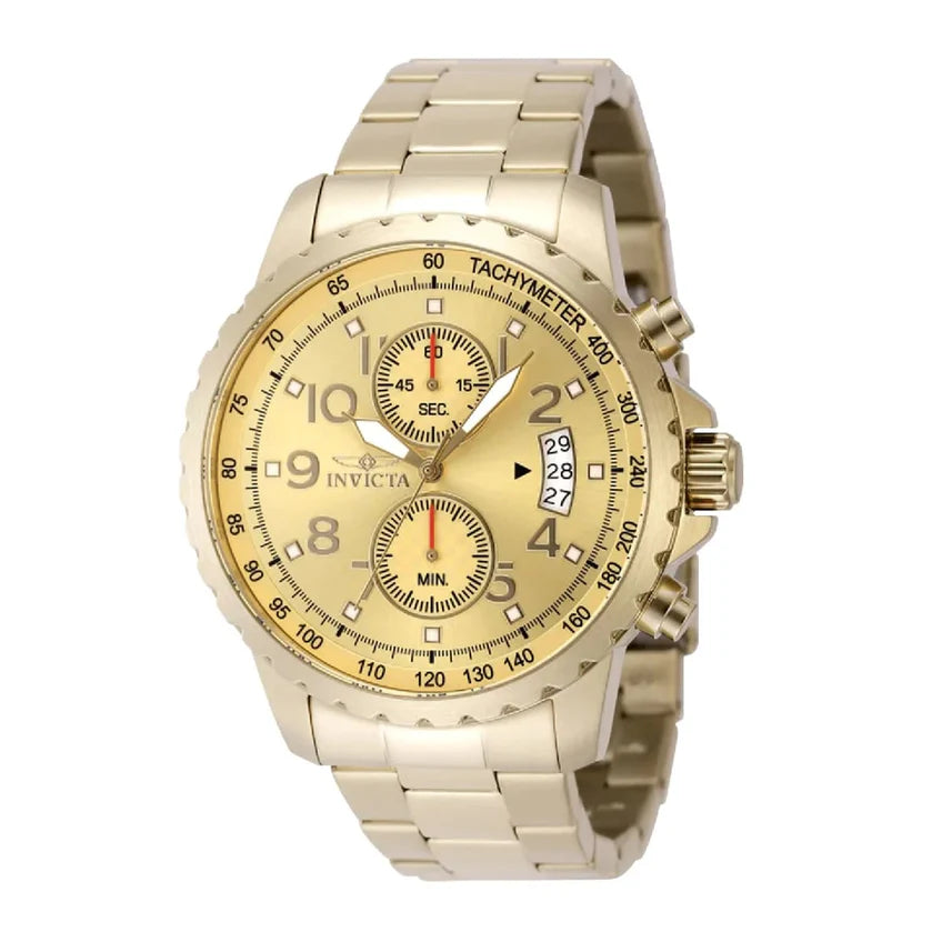 Invicta Specialty Veloquence Men’s Watch – 47mm Gold (Model 69792)
