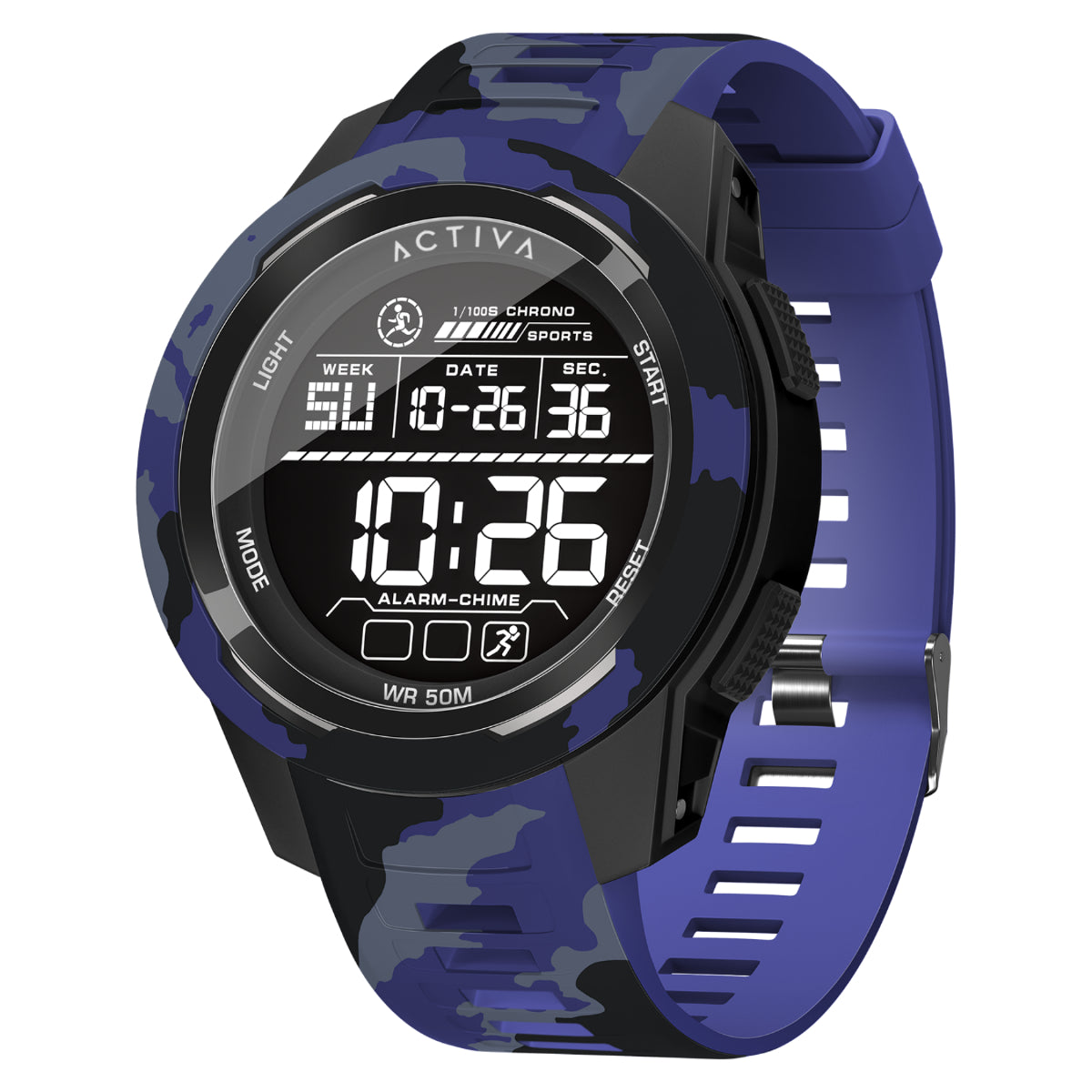 Activa Ranger X Terrain Invicta Digital Men’s Watch – 45mm Camouflage (Model ACW8105-MC-004)