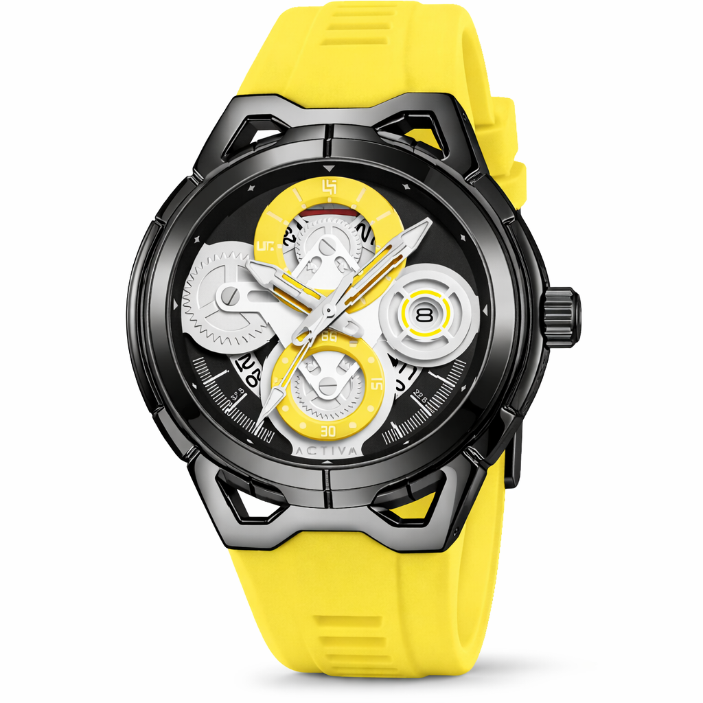 Activa Drift X Invicta Men's Watch - 44mm, Yellow (ACW9349-006)